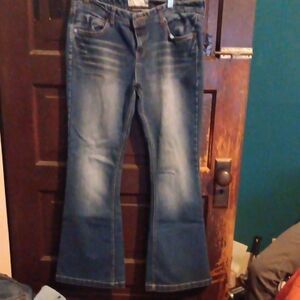 Maurices Dark Blue Flare Jeans